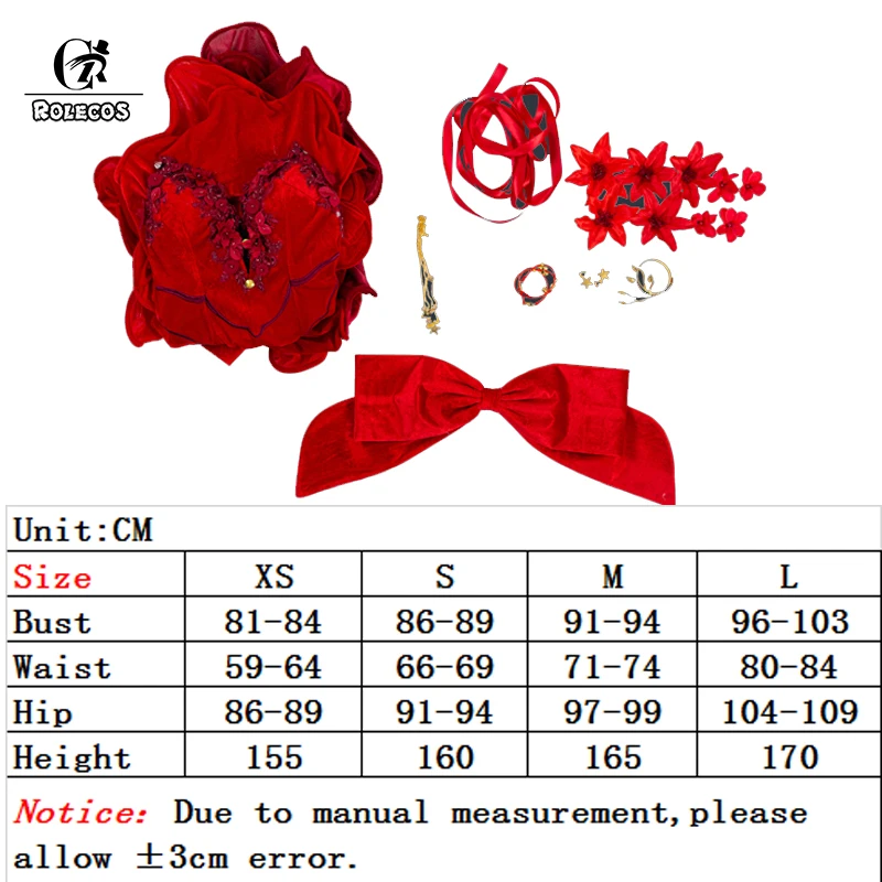 Костюм для косплея ROLECOS FF 7 Последняя фантазия VII аэрит Гейнсборо карнавальные