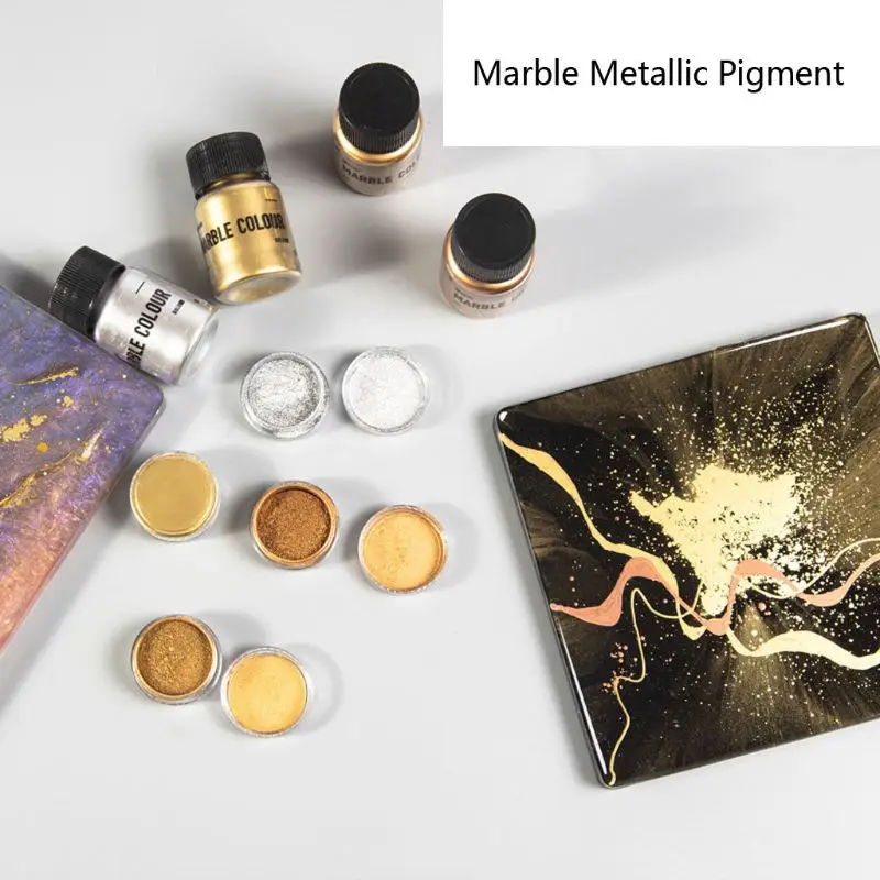 

15g Mirror Metal Texture Pearl Powder Epoxy Resin Colorant Glitter Marble Metallic Pigment Resin Dye Jewelry Making