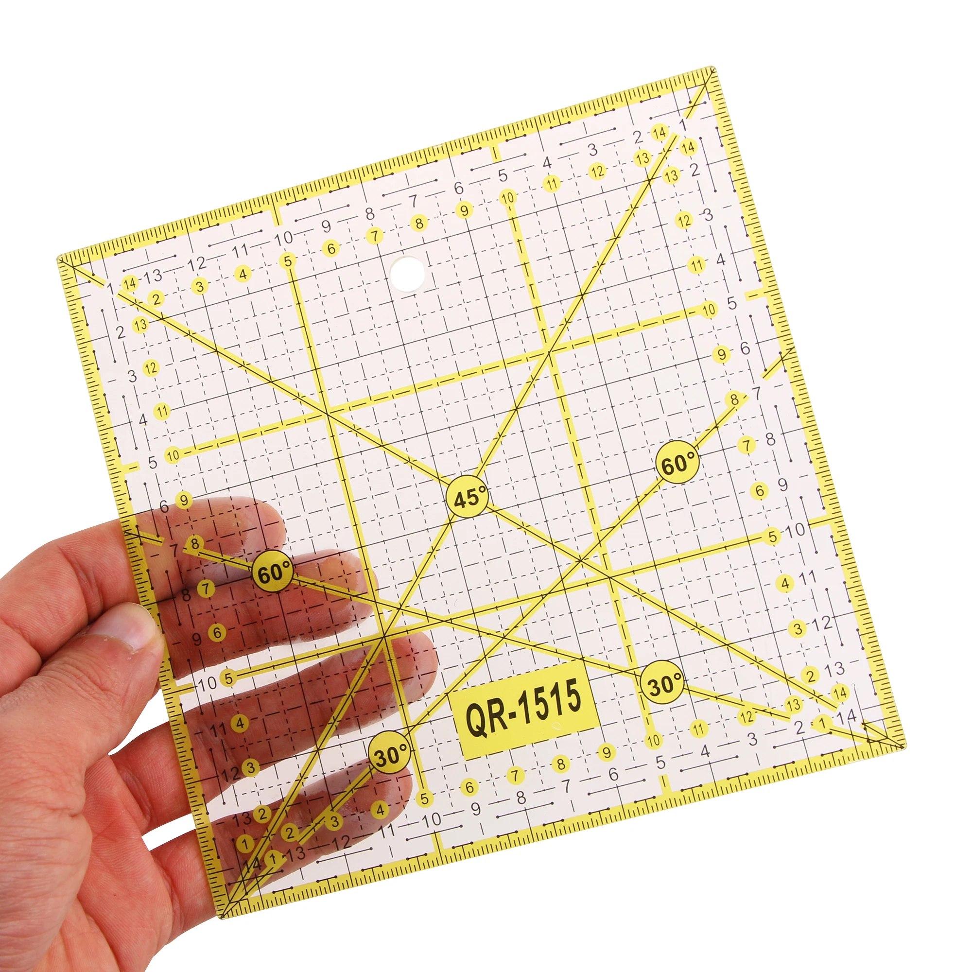 15*15 см DIY лоскутного шитья инструмент квадратный линейка для вырубной штамповки