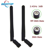 50 setslot 2 4ghz 3dbi wifi antenna aerial sma rp sma male connector wifi antenna for wireless router antennas 15cm ipex cable