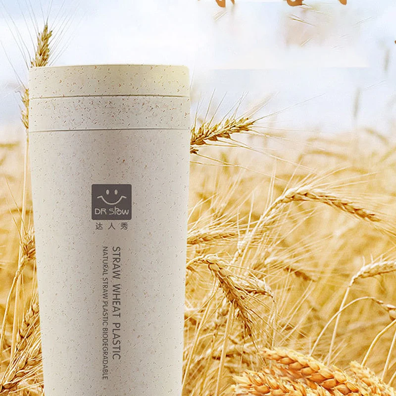 2019 Горячая популярная Одиночная продукция Пшеничная солома двойная чашка