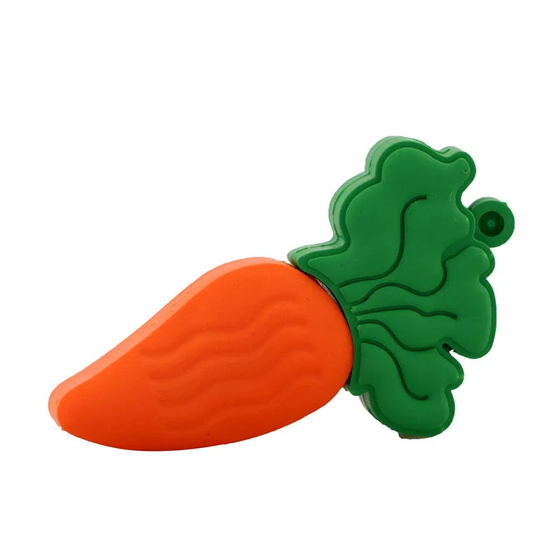 Флешка с фруктами, USB флеш-накопитель, 4 ГБ, 8 ГБ, 16 ГБ, 32 ГБ, мультяшная морковка, банан, USB флешка, арбуз, помидор, лук, карта памяти, флэш-диск - Цвет: 4
