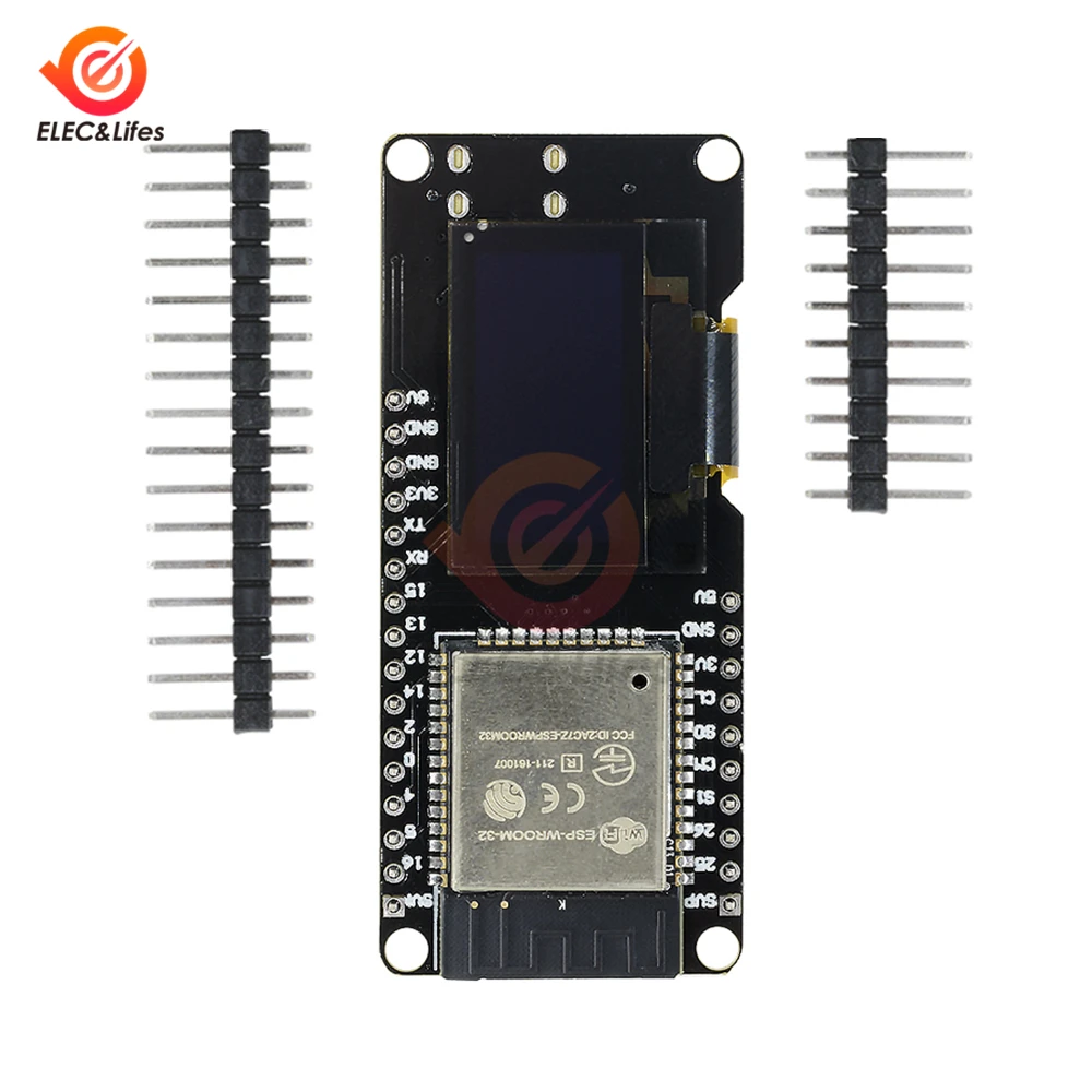 0,96 ''0,96 дюймов OLED дисплей CP2102 ESP32 ESP-32 ESP-WROOM-32 WiFi Bluetooth макетная плата модуль для Wemos D1 2,4 ГГц