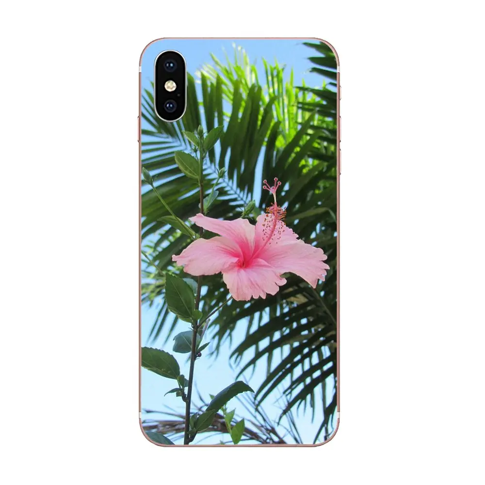 Тропические пальмы листья пляжная летняя Гавайская для Galaxy Grand A3 A5 A7 A8 A9 A9S On5 On7 Plus