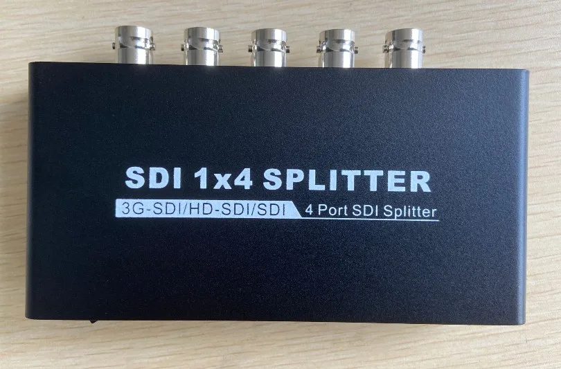 Новый SD SDI / HD 3G разветвитель распределения 1x4 распределитель на 4 одновременных