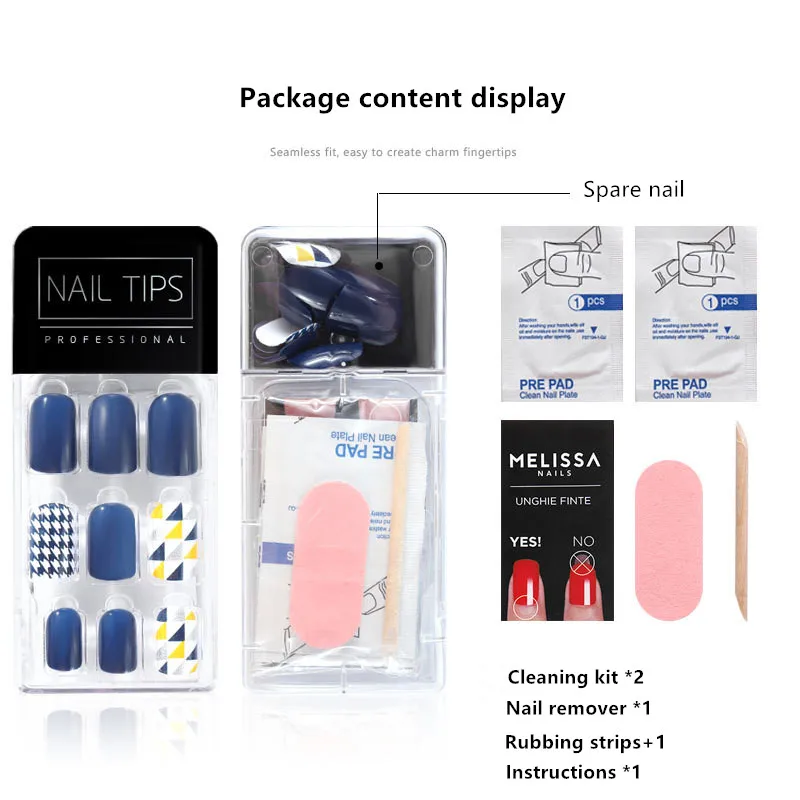 Новое поступление женские гвозди в стиле панк флейты для ногтей мраморные