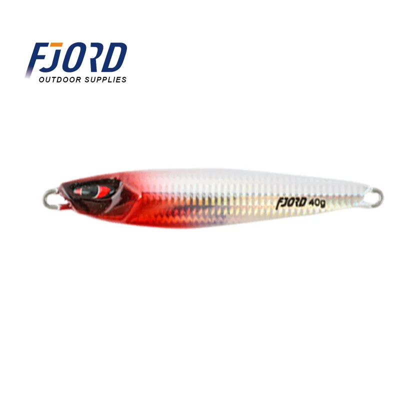 Жесткая металлическая рыболовная приманка FJORD 40 г 20 10 искусственный берег