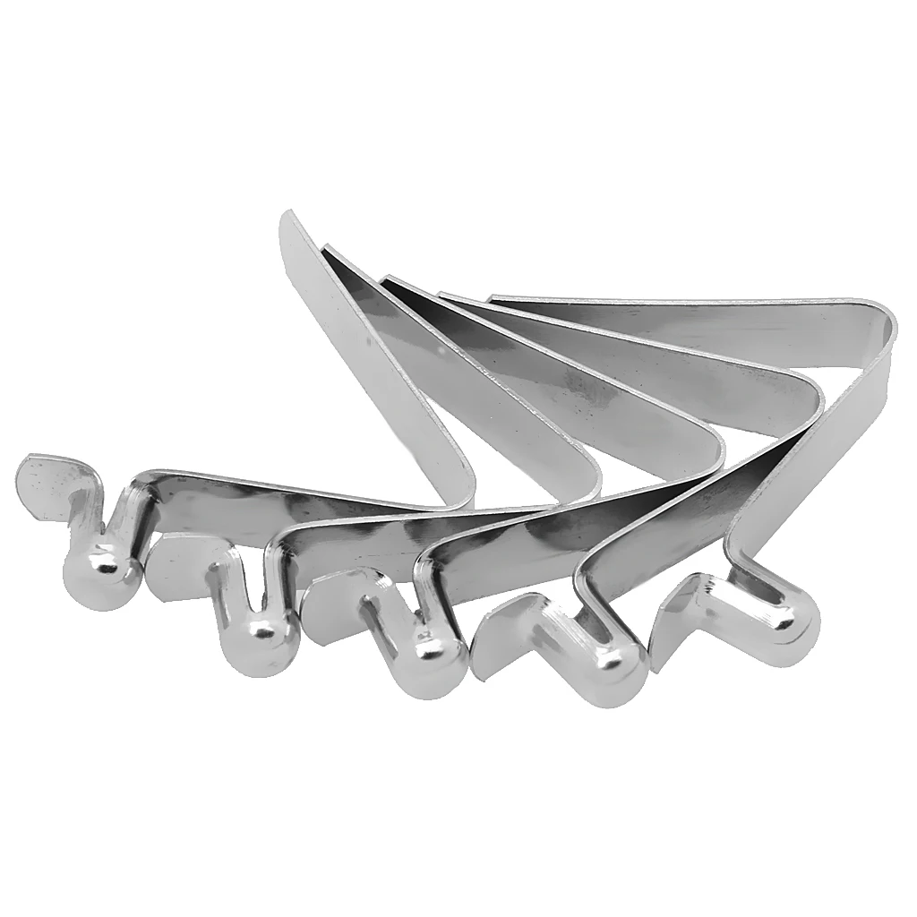 

5pcs Steel Kayak Paddle Spring Clips -Tent Pole Clips -Snap Button Clip -Various