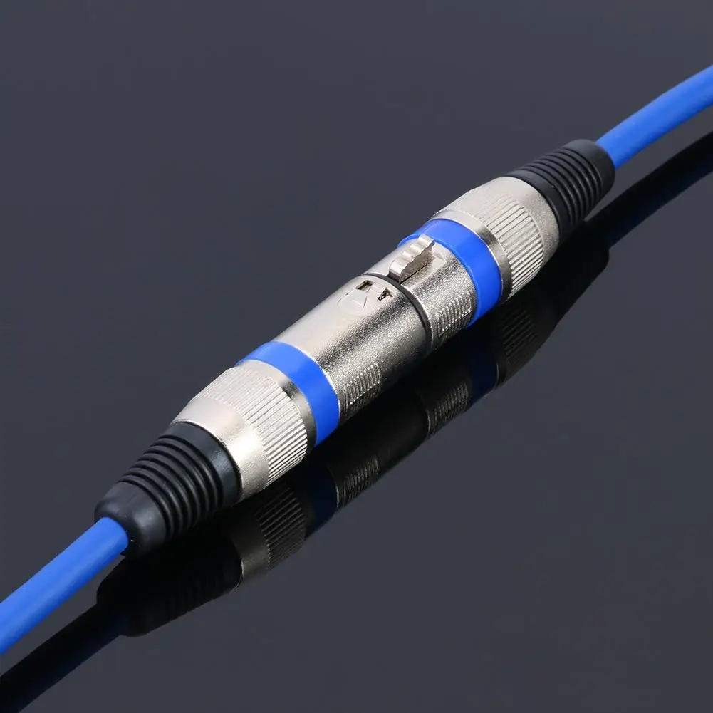 XLR 3Pin штекер-гнездо M/F аудио кабель щит цинковый сплав вилка привлекательный и