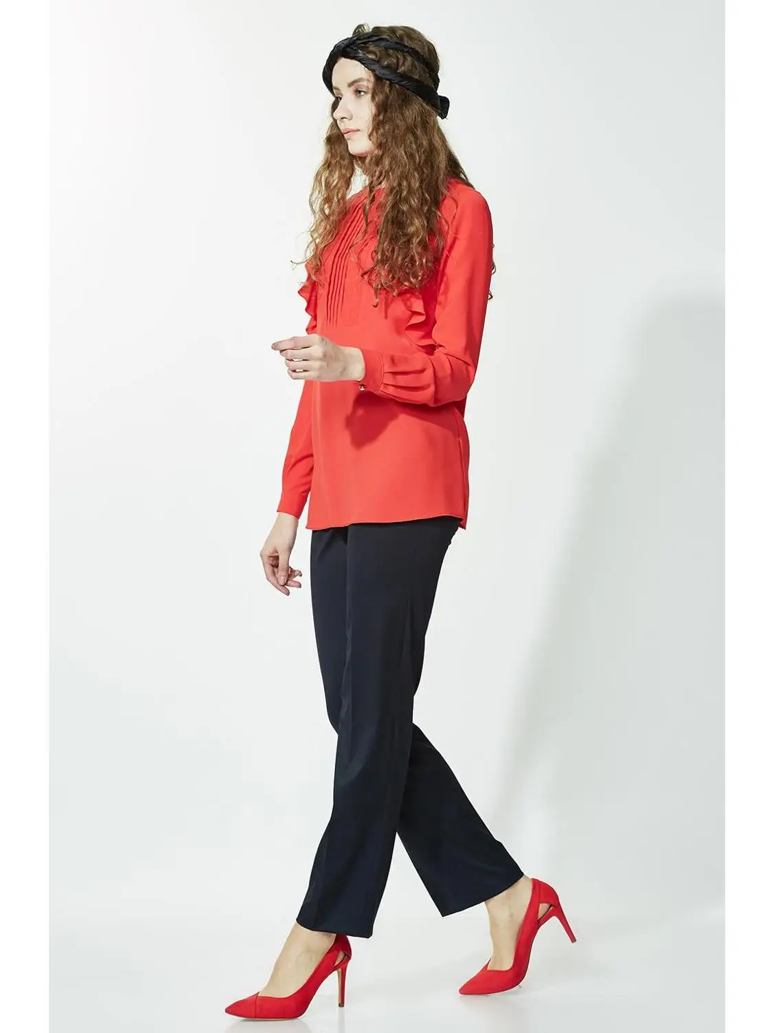 1641LACIVERT PANTALON | Женская одежда