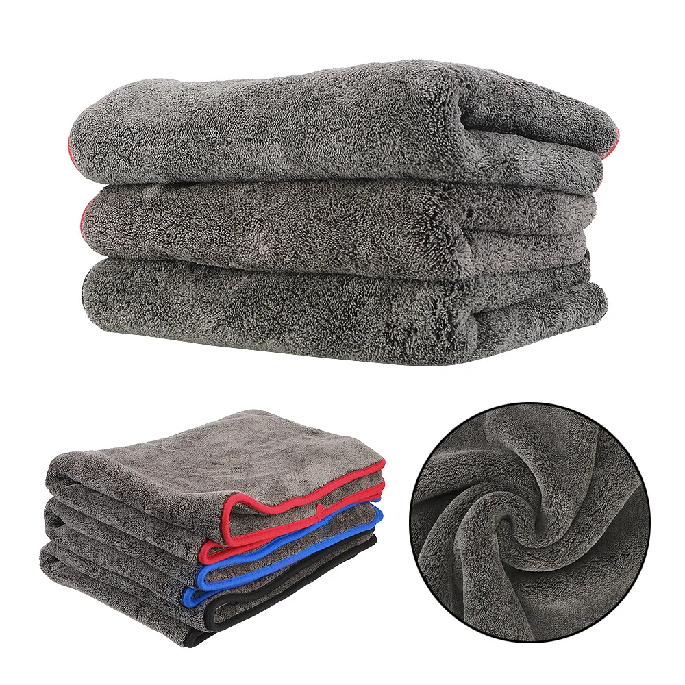 

Detailing Drying Strong Water Absorption Cloth Auto Polishing Wash Tool 1200GSM Car Cleaning Towels Microfiber Towel