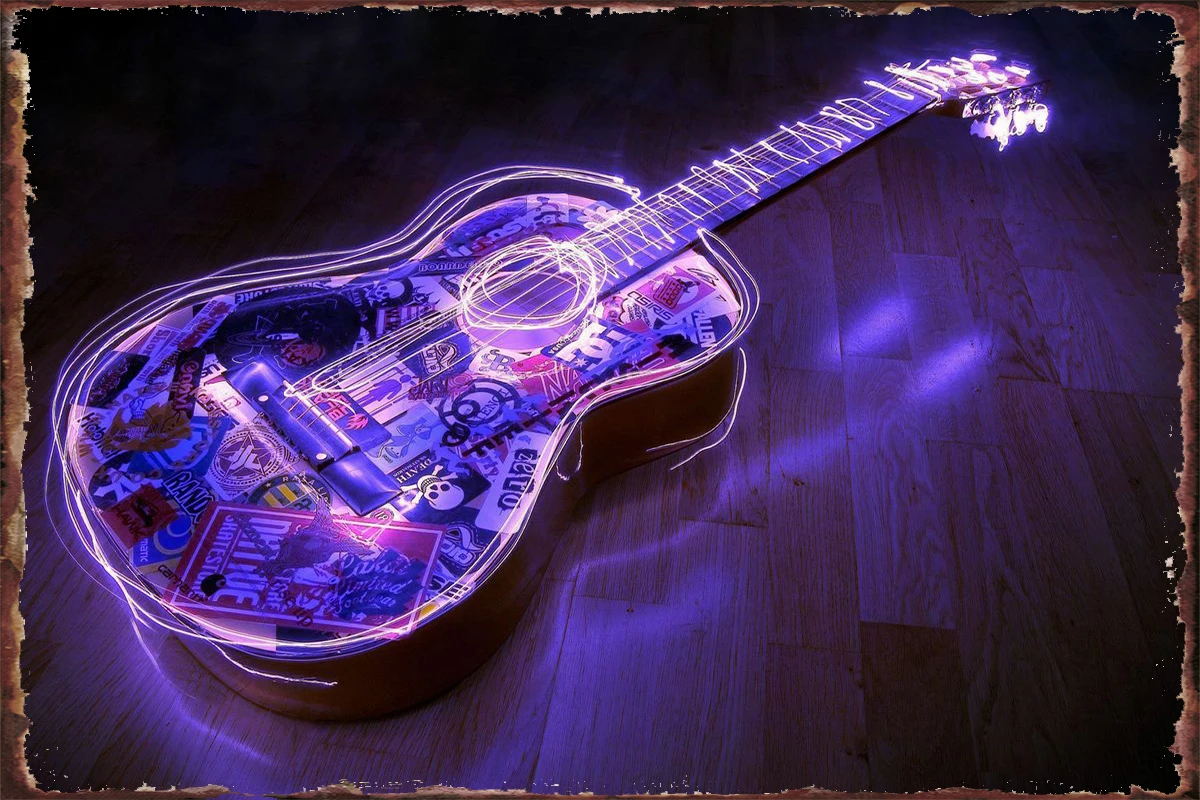 

Neon guitar sign Vintage Metal Sign Tin Sign Tin Plates Wall Decor Room Decoration Retro For Art Cafe Pub Home Club Man Cave