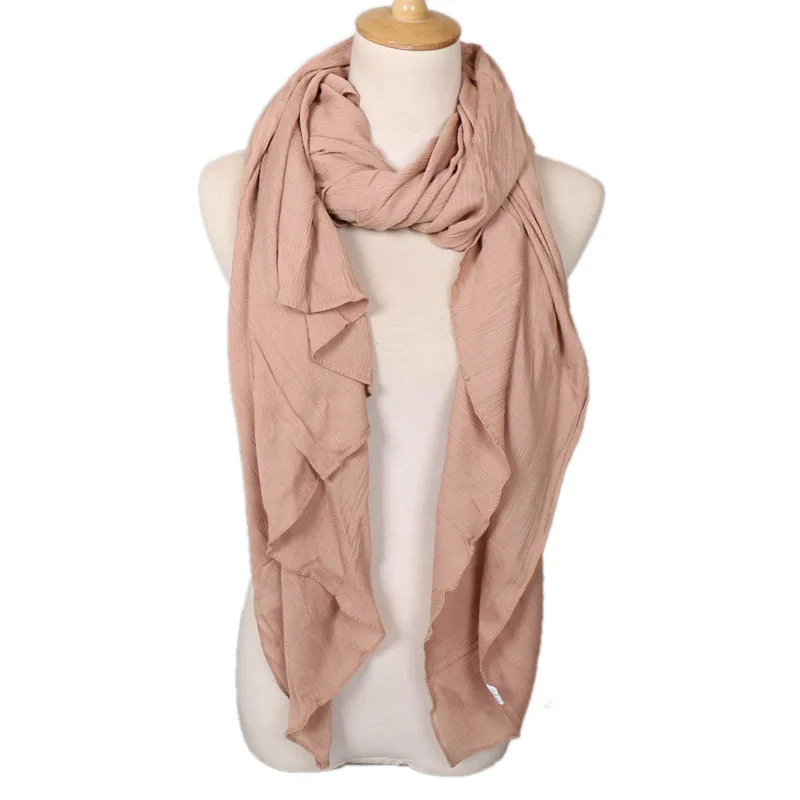 Женский шикарный хиджаб 2020 блестящая шаль однотонная бандана большой размер 100% *