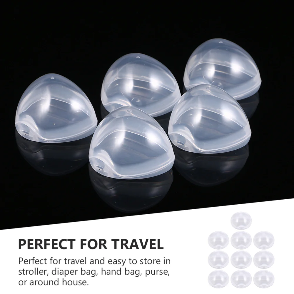 

10Pcs Portable Baby Toddler Pacifier Case Dust-proof Storage Box Container