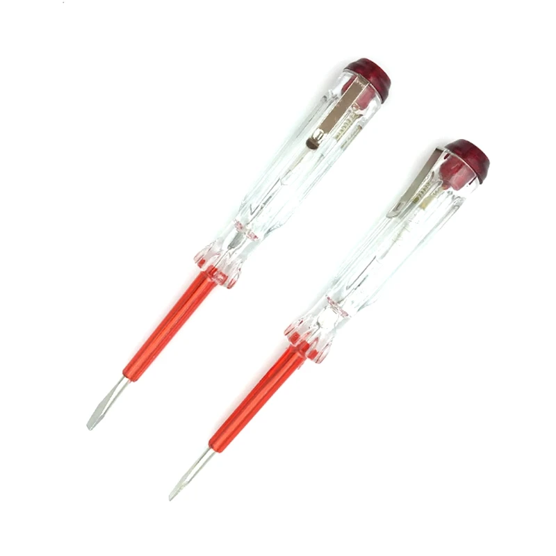 

53CB Pen Electric Tester Mains Tester Screwdriver Electrical Tester Screwdriver Electrical Pen Tester Cr-V Steel 100-1000V