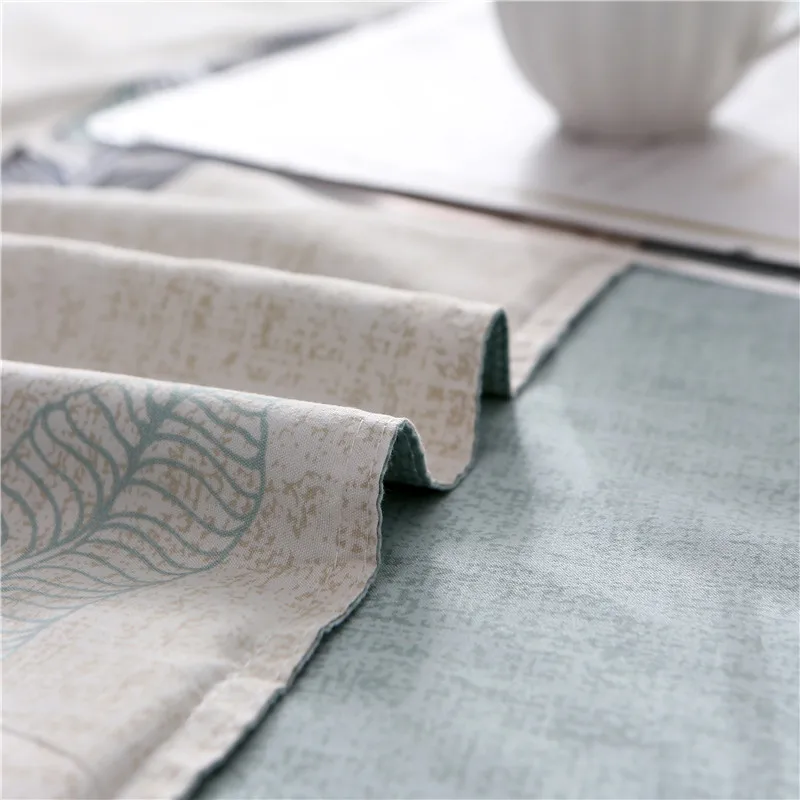 Комплект постельного белья с перьями в скандинавском стиле плоский лист