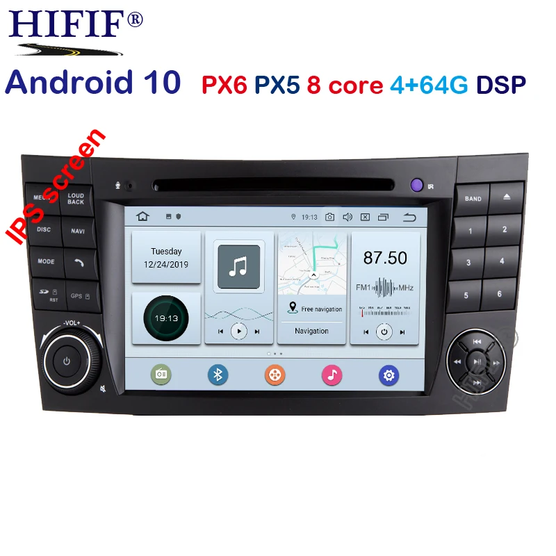 ISP DSP 4 Гб RAM Android 10 0 автомобильный DVD мультимедиа для Mercedes Benz E-class W211 E200 E220 E300 E350 E240 E280