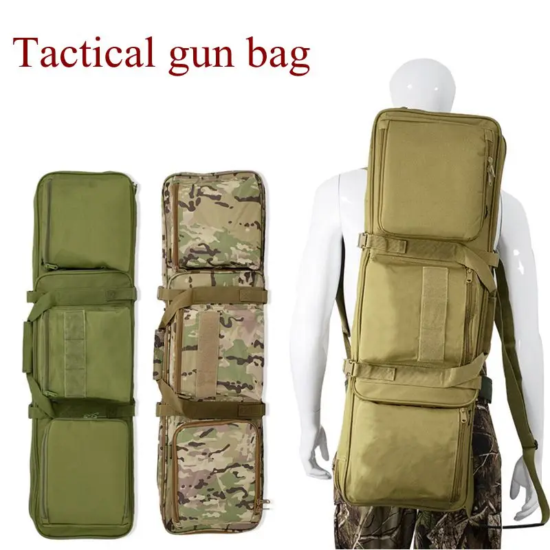 

Outdoor Military Rifle Shotgun Bag Tactical Gun Carrying Backpack Airsoft Gun Case Shoulder Molle Pouch Hunting Accessories