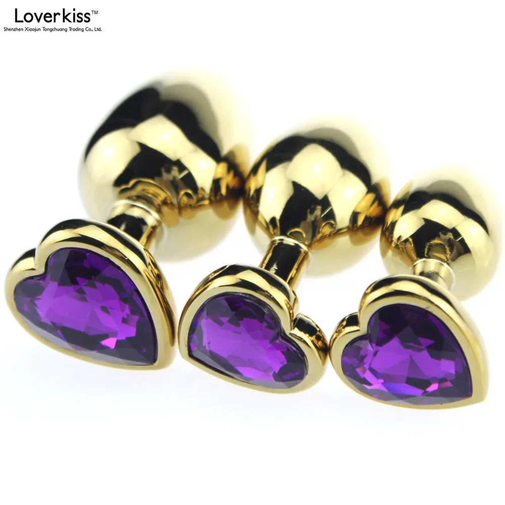 Сердце база 3 шт./лот нержавеющая сталь Анальная пробка Набор бижутерия