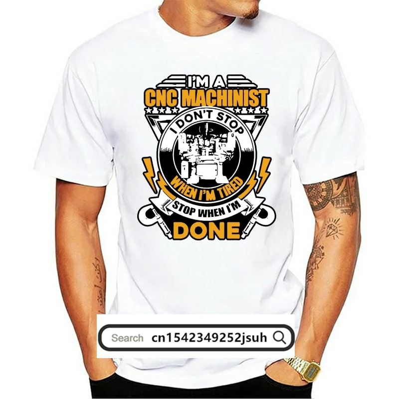 

T Shirt CNC Machinis Cool Printed Tees Top