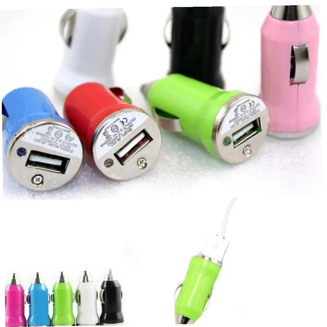 Мини USB Автомобильное зарядное устройство высокоскоростное автомобильное