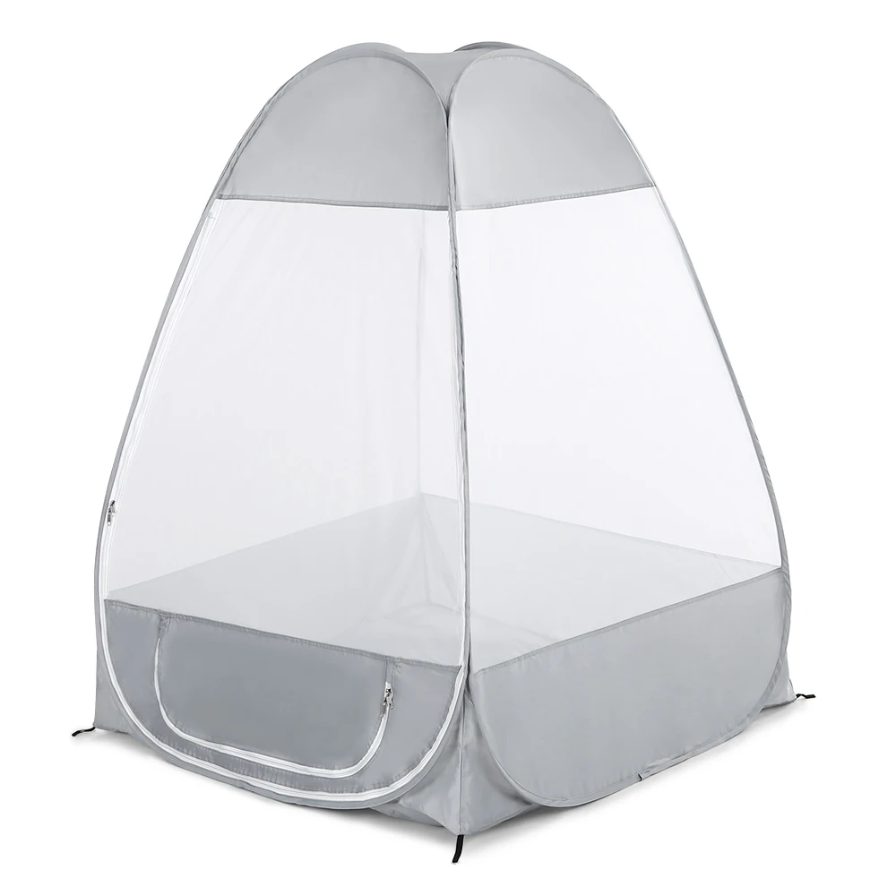 

Outdoor Mosquito Net Meditation Camping Tent Single Sit-in Free-standing Shelter Cabana Quick Folding Camping Tent