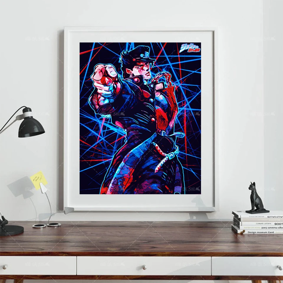 Печатные плакаты в скандинавском стиле модульный холст аниме искусство на