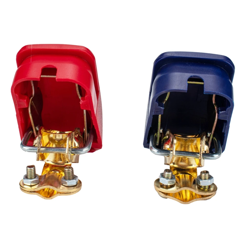 

Car Universal Battery Quick Release Connectors Battery Terminals Removable Battery Terminal Clips + Insulating Anti-Skid Pads