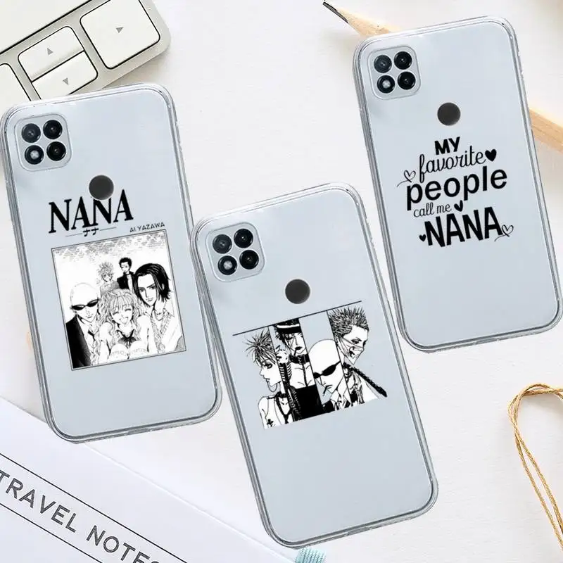 

Nana Osaki Anime Phone Case Transparent for Xiaomi redmi note 8 9 10 11 t lite pro ultra mix 4 k40