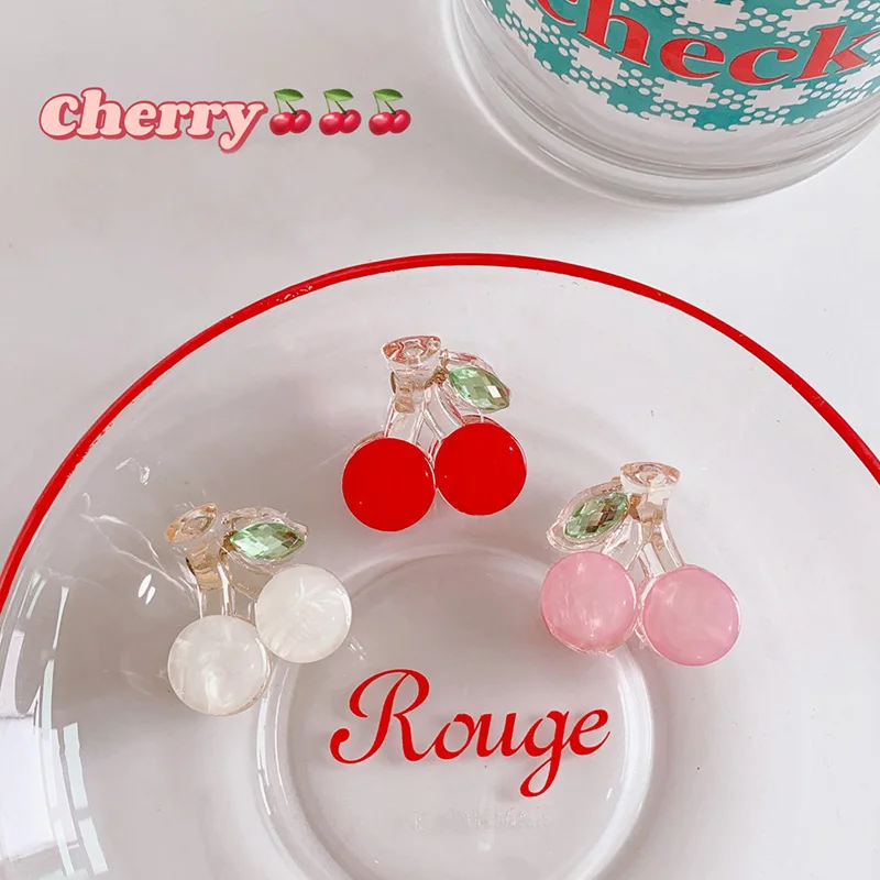 

1pc Lovely Small Cherry Hair Claw Clips for Women Girls Kids Children Hairpin Headband for Hair Washface Accessories Headwear