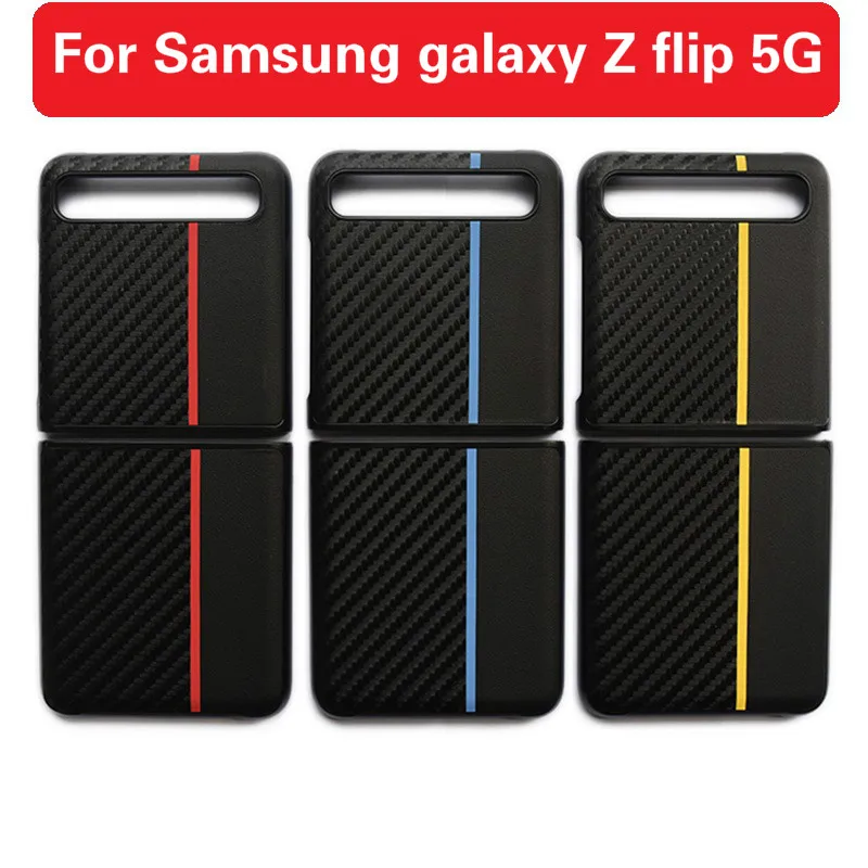 Lemonpapa Оригинальный Роскошный чехол для Samsung Galaxy Z флип-чехол SM F7000 Galaxy Z Флип кожаный чехол из волокна чехол для телефона Арамид