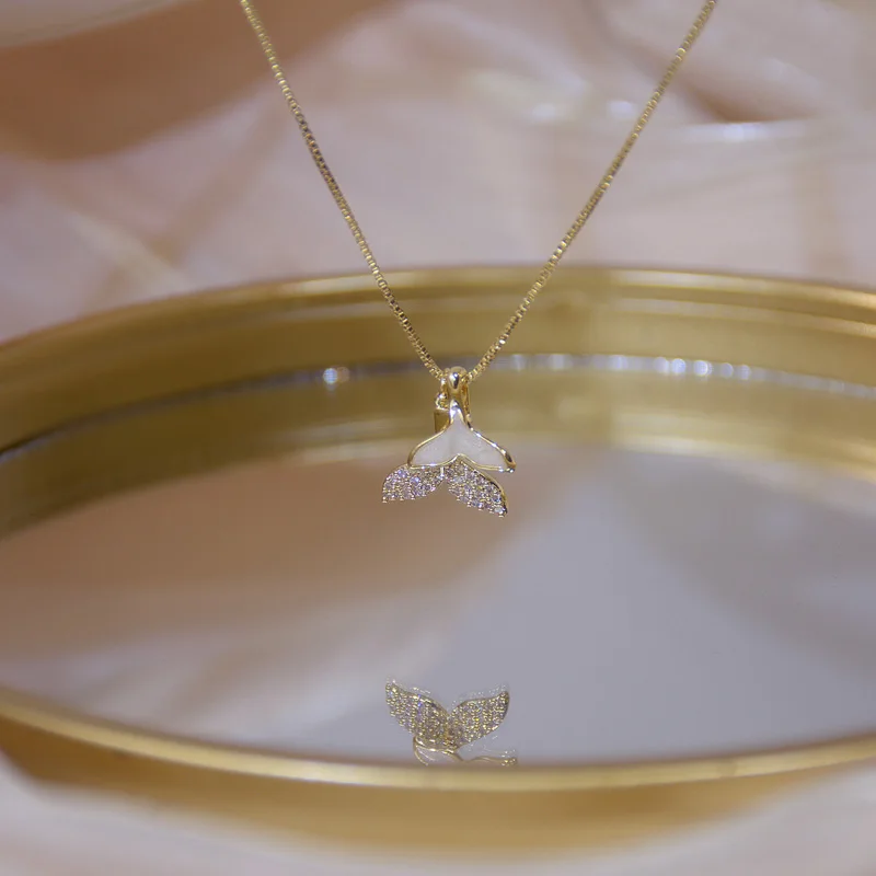 Женское ожерелье с подвеской хвост русалки|Подвески| |