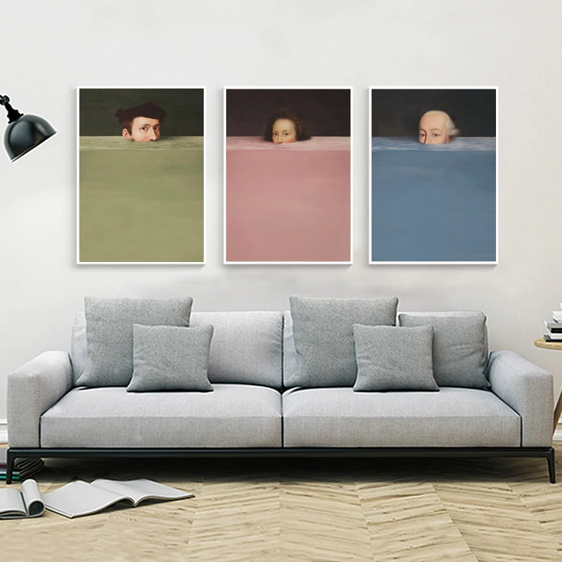 Скандинавский абстрактный Рисунок вручную красочная Картина на холсте