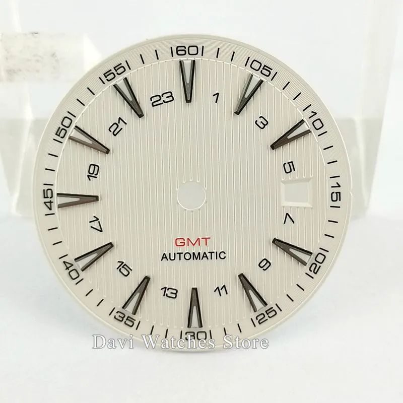 31 мм Bliger/стерильные детали циферблата черный/синий/белый циферблат подходящий