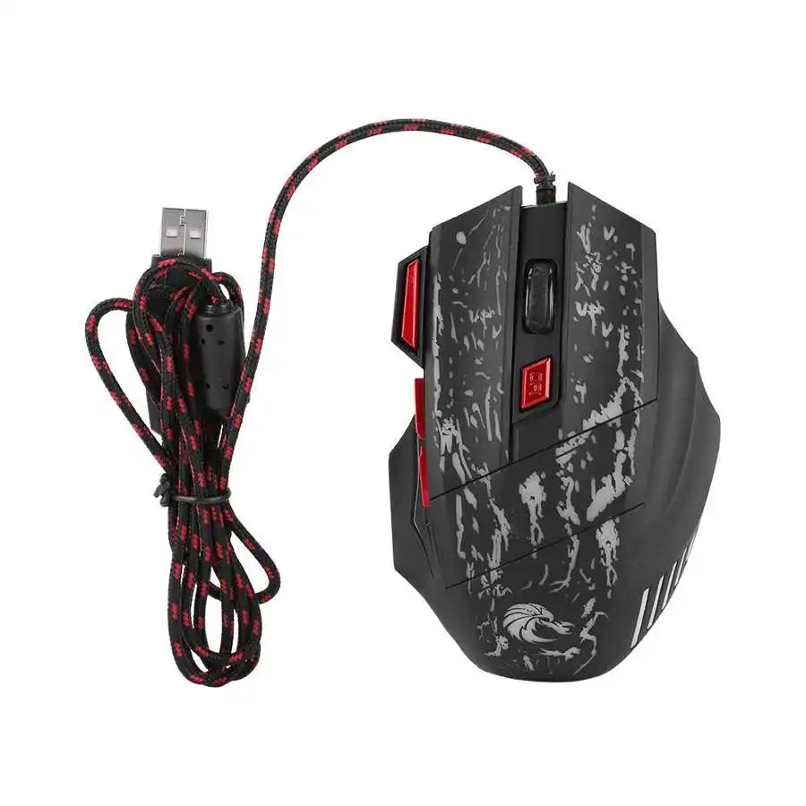 

Игровая мышь HXSJ H300, эргономичный дизайн, 5 регулируемых DPI
