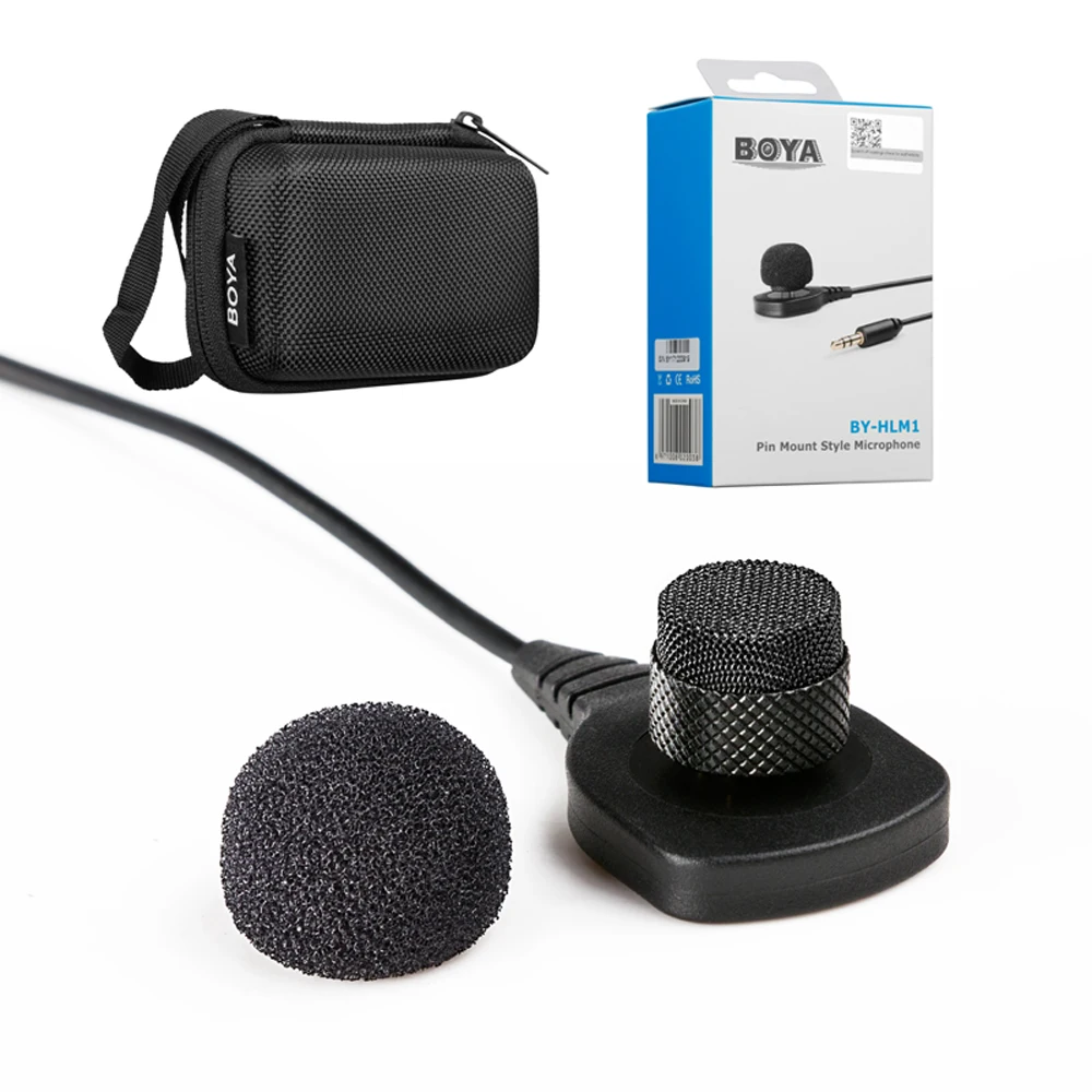 BOYA всенаправленный переносной контактный микрофон для камеры Canon Nikon Sony DSLR набор