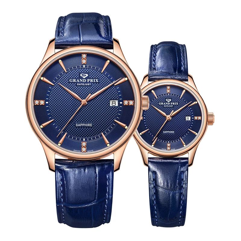 Часы наручные GRAND PRIX женские механические брендовые Роскошные водонепроницаемые