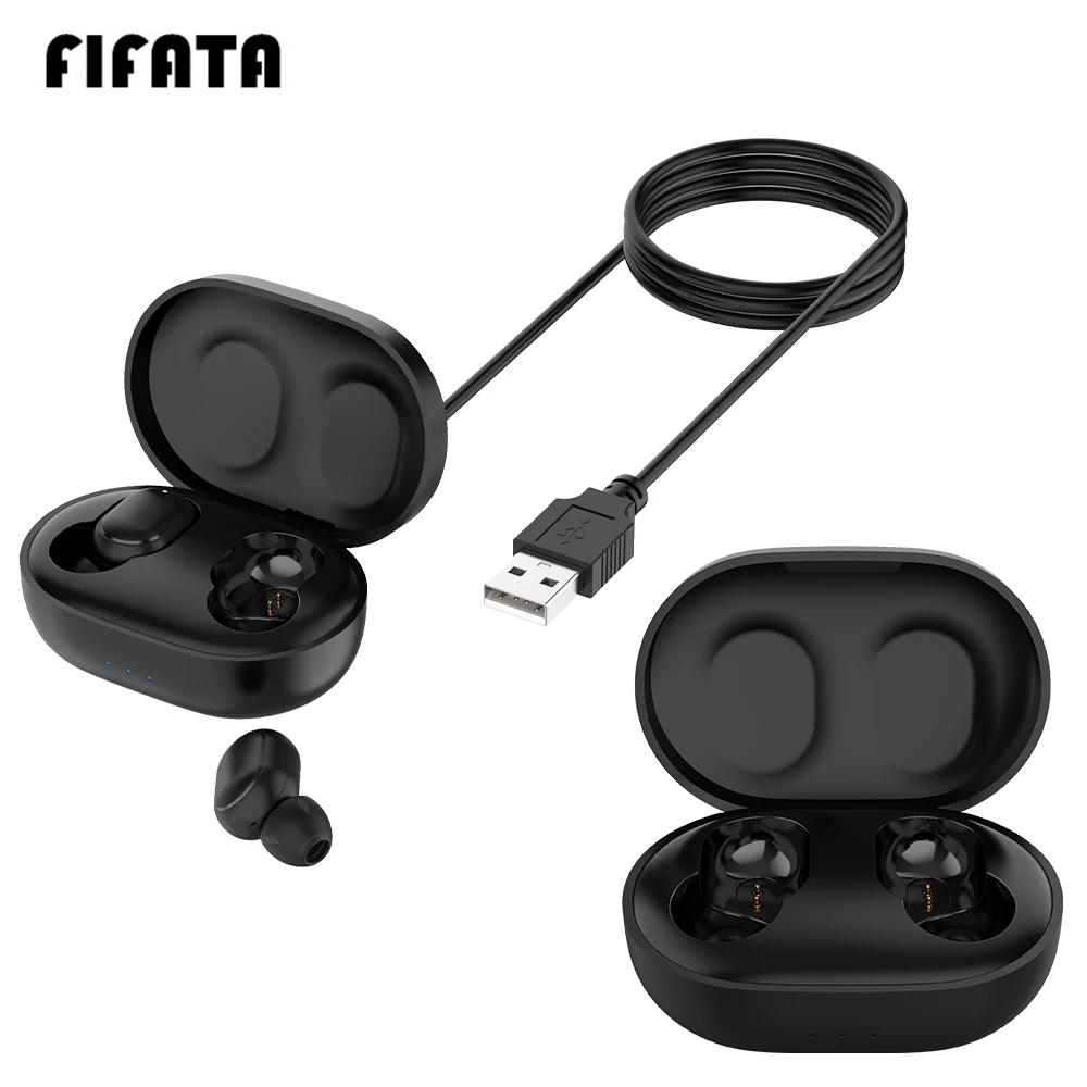 Новый USB чехол для быстрой зарядки FIFATA 2020 Xiaomi Redmi Airdots беспроводные Bluetooth наушники