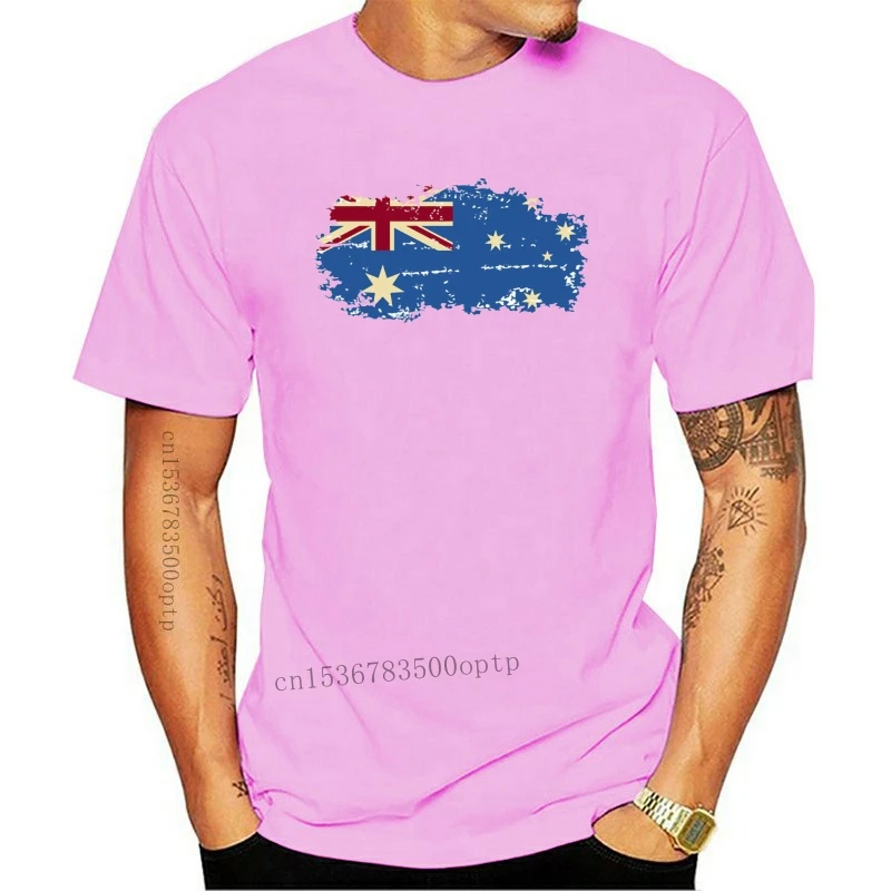 

Новинка 2021, летние мужские футболки с австралийским флагом SdyeT.Sty, 100% хлопковые футболки с коротким рукавом, футболки в стиле австралийского ...