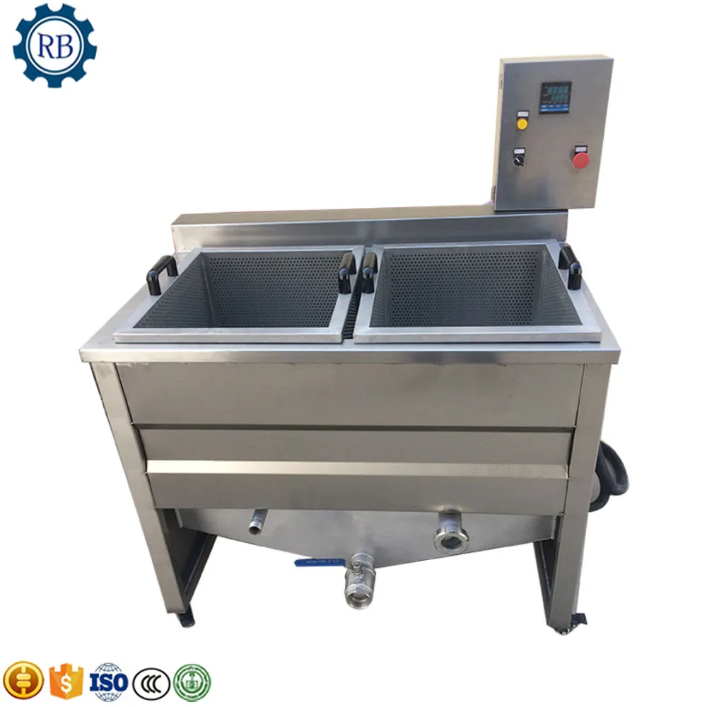 Самая низкая цена фритюрница с газовой машиной для картофеля фри/картофеля