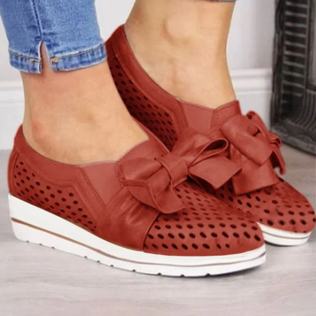 

Sagace New Women's Outdoor Leisure Women Fashion Flat Breathable Wedges Walking Beach Casual high quality Wild Shoes