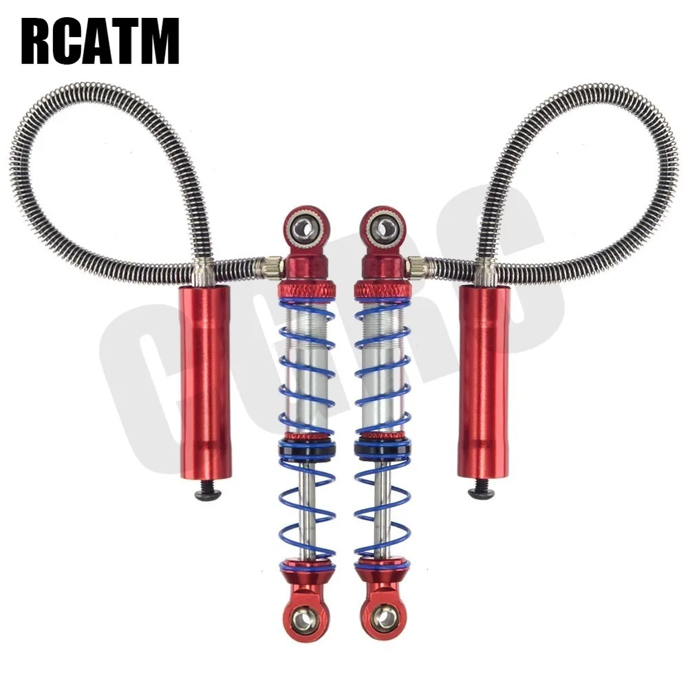2 шт. вторичный амортизатор ковша двойной пружинный для 1/10 RC Crawler Axial SCX10 90046 D90 TRX4 TRX6