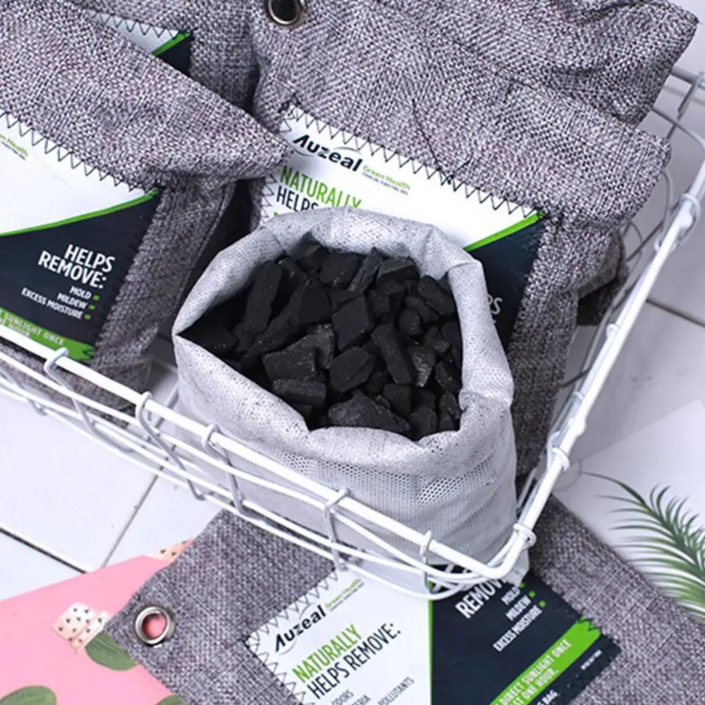 Влагостойкие мешки для устранения запахов с натуральным углем очиститель