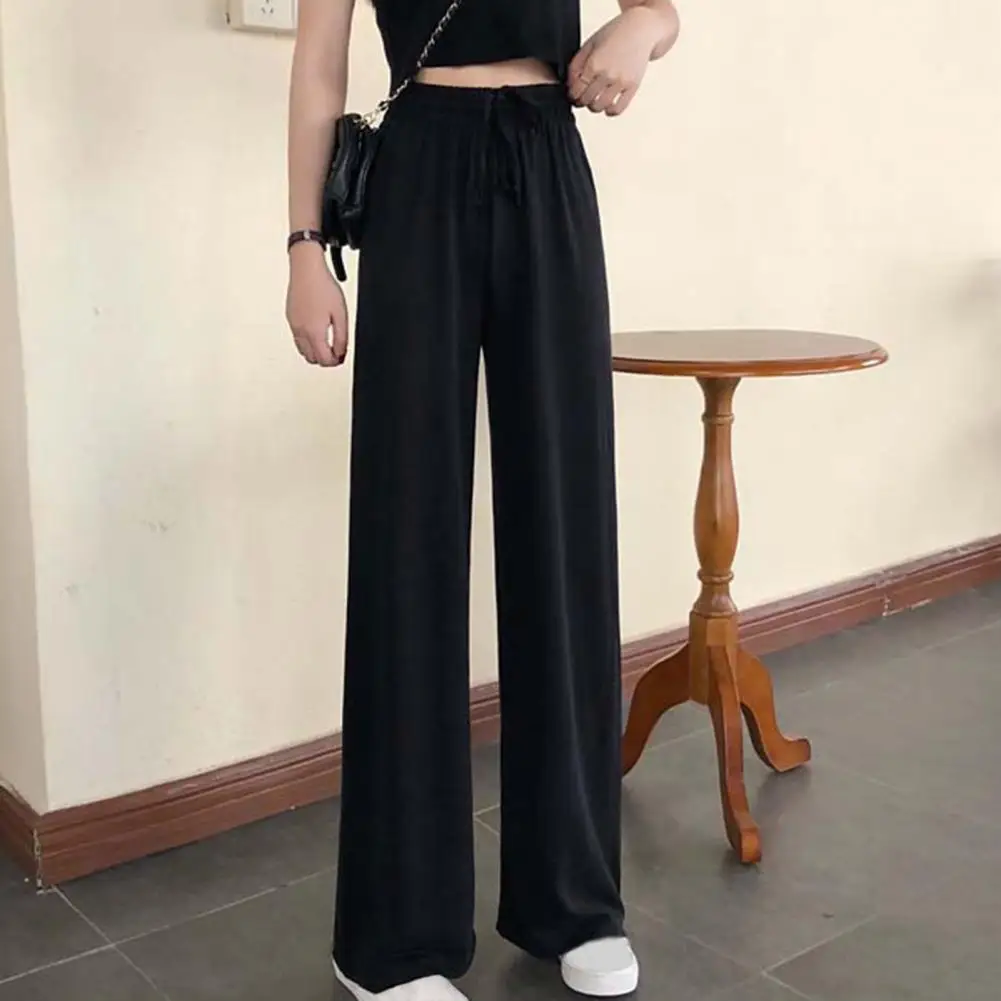 Casual Trousers  High Waist   Straight Wide Leg Casual Pants  Fitness Pants Outdoor