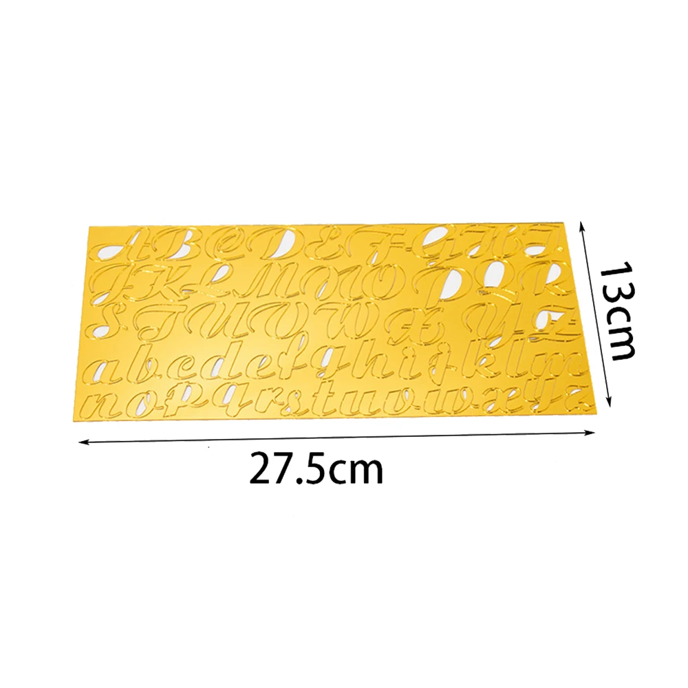 Акриловая Форма для букв алфавита пресс форма печенья DIY штамп в виде торта