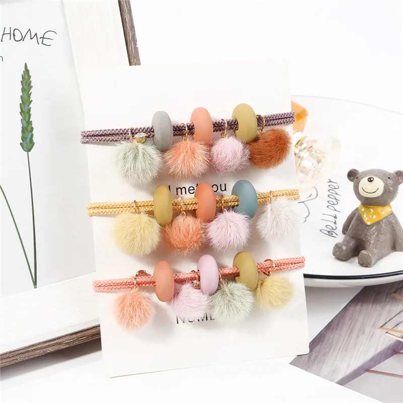 1 шт. Модные женские плюшевые Бальные ленты милые осенние зимние эластичные