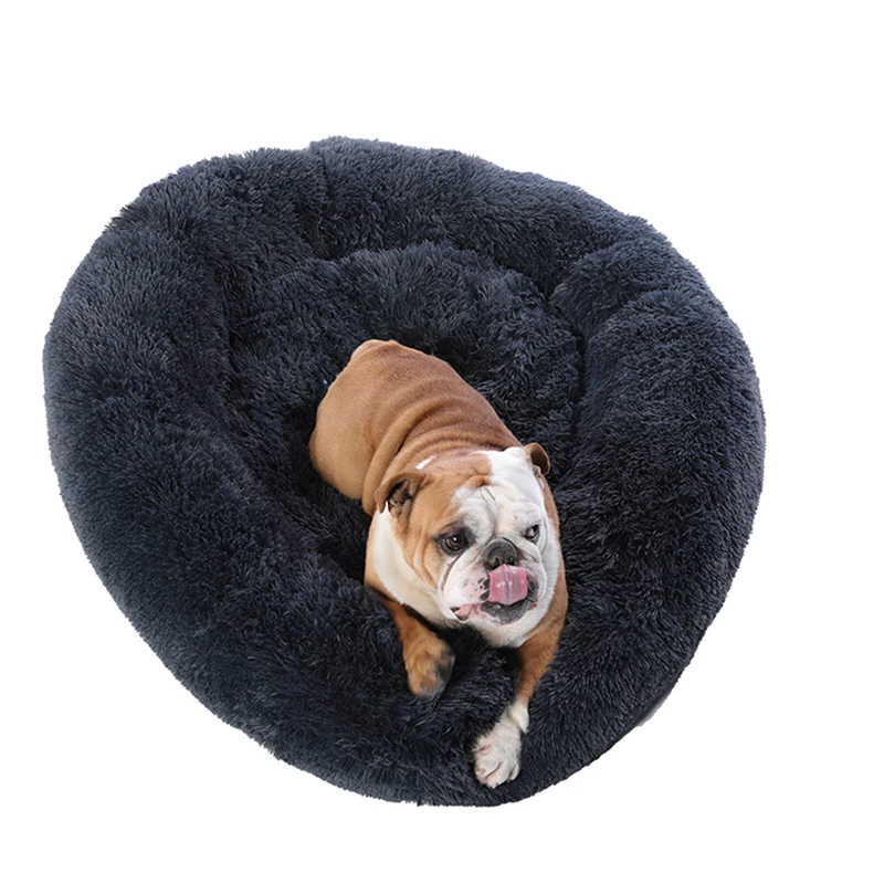 

Super Large Dog Bed Round Washable Pets Bed Winter Warm Sleeping Plush Dog Kennel Cat Mats Puppy Cushion Mat Dog Cat Supplies