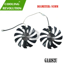 GFM10012H12SPA GAA8S2U 95mm DC 12V 0.45A VGA Fan For ZOTAC GTX1070/1080 AMP ED 8GB