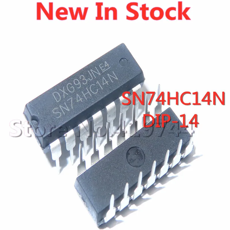 5 шт./лот SN74HC14N 74HC14 DIP-14 шестишмидтный триггер, не затвор, Φ, новый оригинальный IC