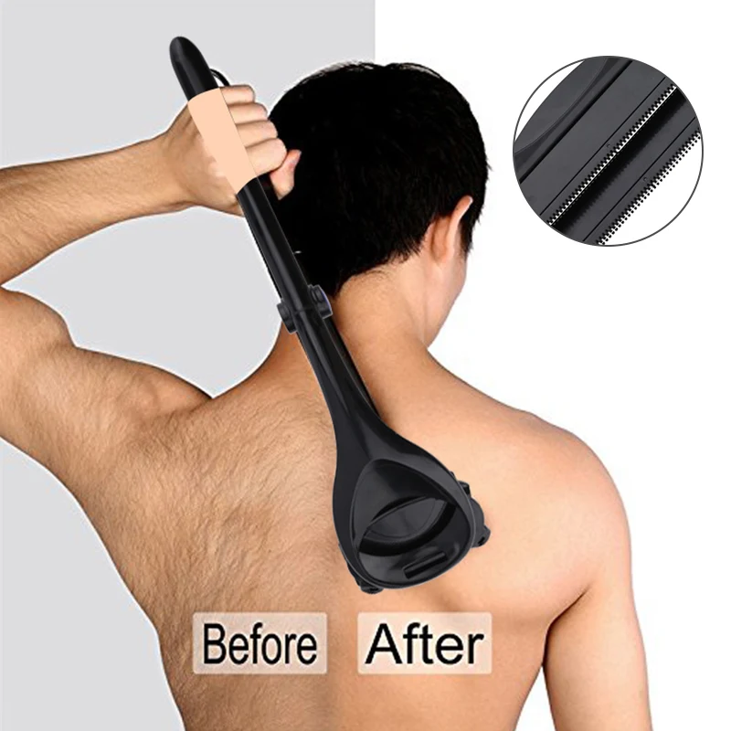 Мужская бритва для волос на спине триммер с длинной ручкой регулируемая